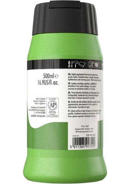 Daler Rowney System 3 Akrilik Boya 500ML 355 Leaf Green