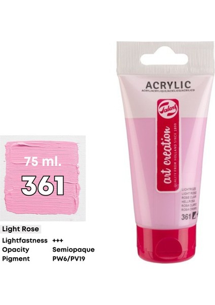 Art Creation Akrilik Boya 75ML 361 Light Rose