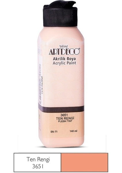Artdeco Akrilik Boya 140ML 3651 Ten Rengi