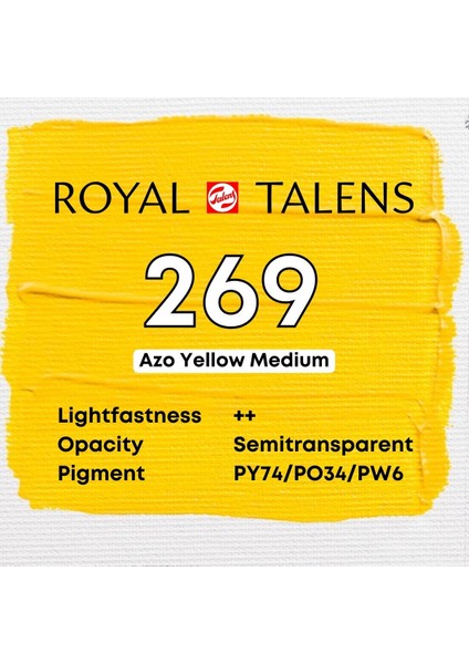 Art Creation Akrilik Boya 75ML 269 Azo Yellow Medium