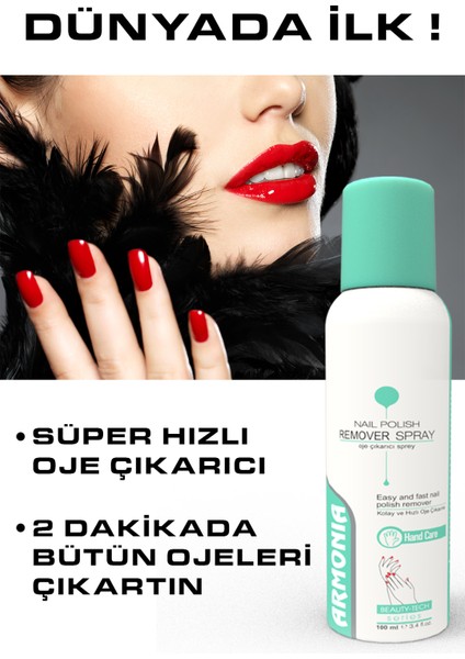 Hızlı Oje Çıkarıcı Sprey Aseton 100 ml