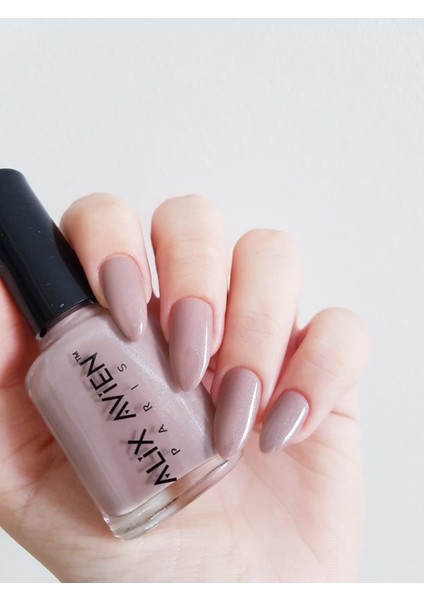 Alix Avien Nude Kahve Oje 86 - Yüksek Pigmentli Uzun Süreli Kalıcılık Hızlı Kuruma - Nail Lacquer 86