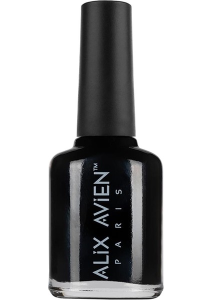 Alix Avien Siyah Oje 27 - Yüksek Pigmentli Uzun Süreli Kalıcılık Hızlı Kuruma - Nail Lacquer 27