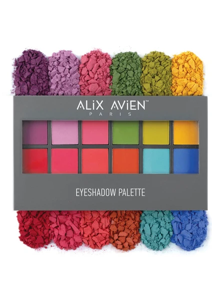 Alix Avien 12'li Far Paleti - Eyeshadow Palette 111 Tropical Bouquet 15,6 G