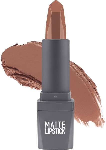 403 Caramel Nude Mat Ruj - Kuruma Yapmayan Pürüzsüz Dokunuş ve Kadife Etki - Matte Lipstick