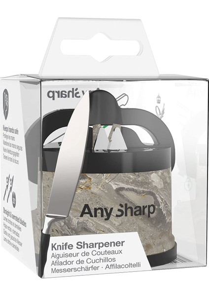 Anysharp Dünyanın En Iyi Bıçak Bileme Aleti, Taş Desenli Bıçak Bileyici modelleri