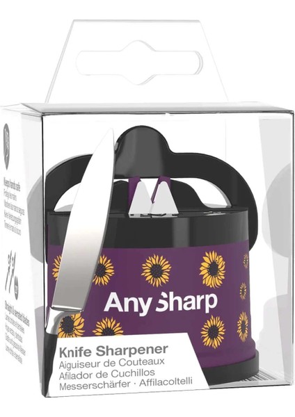 Anysharp Dünyanın En Iyi Bıçak Bileme Aleti, Mor Çiçekli Bıçak Bileyici modelleri