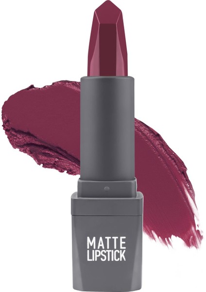 418 Dark Berry Mat Ruj - Kuruma Yapmayan Pürüzsüz Dokunuş ve Kadifemsi Etki - Matte Lipstick