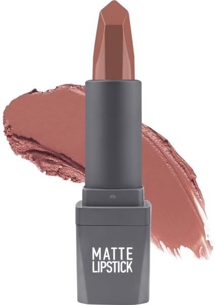 405 Peach Nude Mat Ruj - Kuruma Yapmayan Pürüzsüz Dokunuş ve Kadifemsi Etki - Matte Lipstick