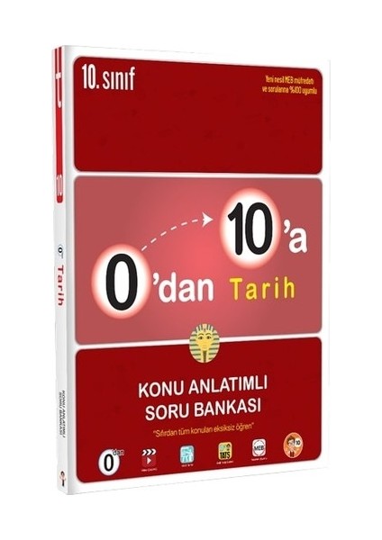 0'dan 10'a Tarih Konu Anlatımlı Soru Bankası