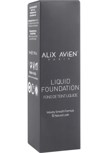 Güneş Koruyucu SPF35+ Nemlendirici Etkili Kremsi Likit Fondöten Liquid Foundation 309 Cashmere Beige