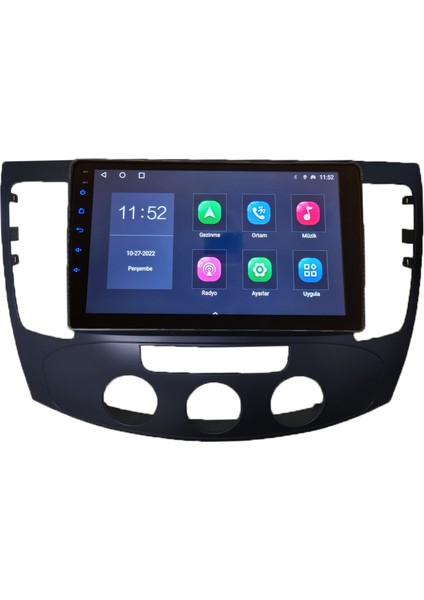 Hyundai Sonata Manual Klima Android Kablosuz Carplay Navigasyon Multimedya 9 Inch Ekran 2 GB Ram 32 GB Rom