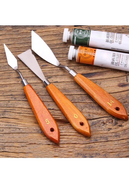 Metal Spatula Seti 3'lü Set - Özel Seri