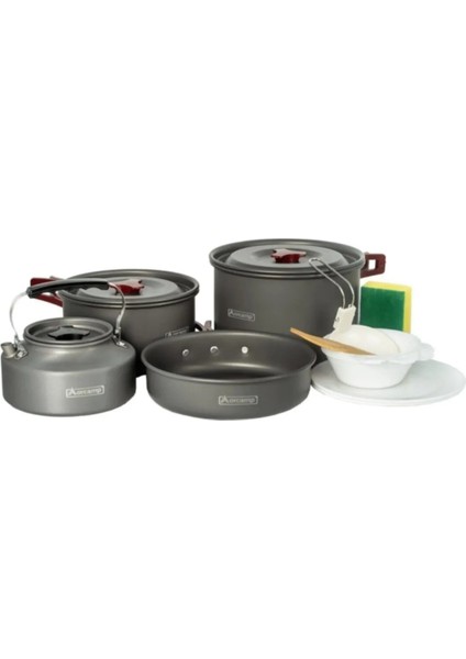 Kamp Tencere Seti 5'li Takım