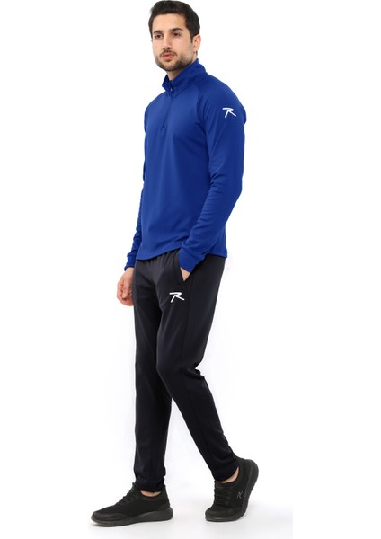 Erkek Yarım Fermuarlı Eşofman Altus Saks fiyatları