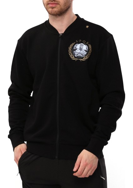 S.p.q.r Erkek Sweatshirt Aureus Siyah