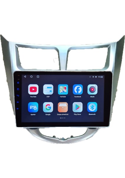 Hyundai Accent Blue Android Kablosuz Carplay Navigasyon Multimedya 9 Inch Ekran 2 GB Ram 32 GB Rom
