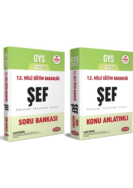 T.C. Milli Eğitim Bakanlığı Şef Konu ve Soru 2 Kitap Set