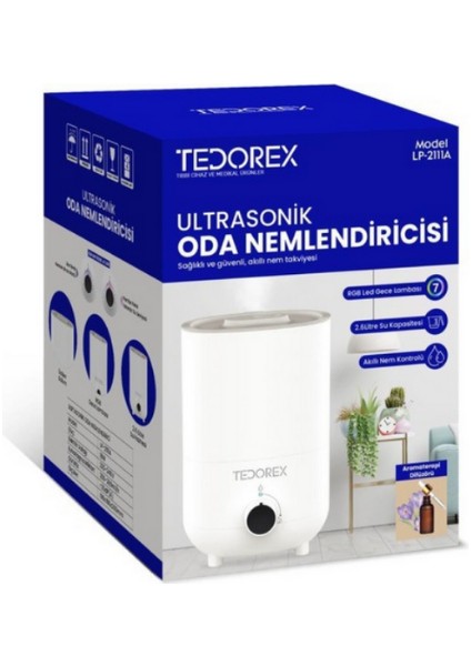 Ultrasonik Hava Oda Nemlendirici 2.6 lt