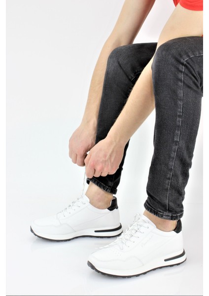 Erkek Deri Günlük Spor Tarz Sneaker Ayakkabı MR23/CS7317