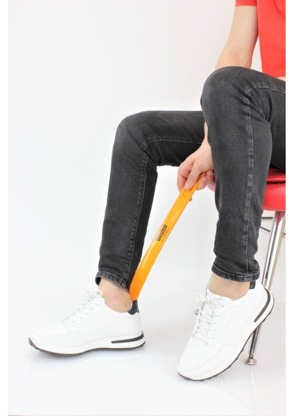Erkek Deri Günlük Spor Tarz Sneaker Ayakkabı MR23/CS7317