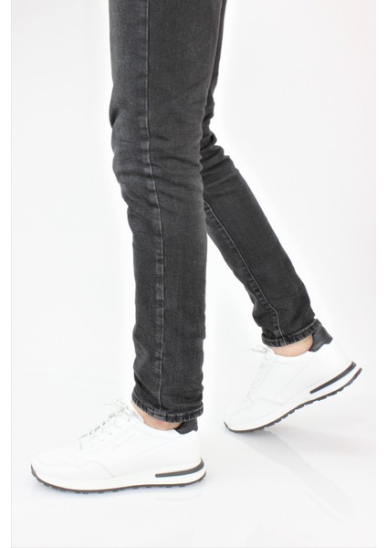 Erkek Deri Günlük Spor Tarz Sneaker Ayakkabı MR23/CS7317