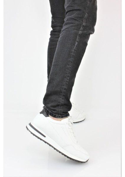 Erkek Deri Günlük Spor Tarz Sneaker Ayakkabı MR23/CS7317