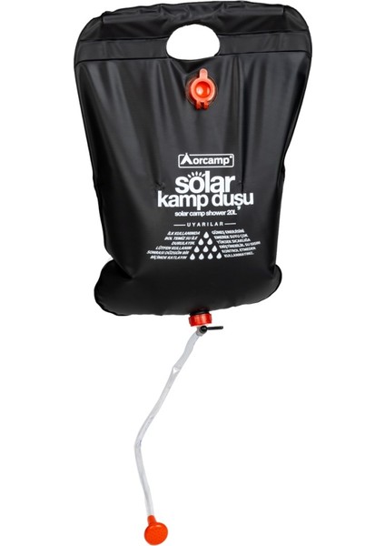 Outdoor Aksesuarları Solar Kamp Duşu 20 Lt