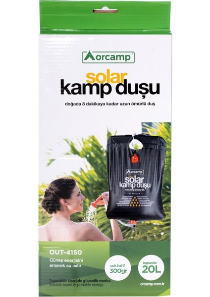 Outdoor Aksesuarları Solar Kamp Duşu 20 Lt fiyatları