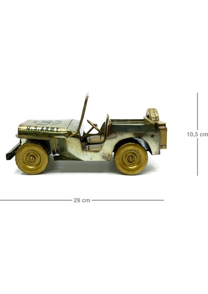 Jayland, Dekoratif Vintage Amerikan Askeri Model Jeep