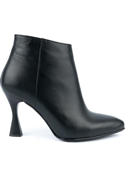 Modern Klasik Sade Topuklu Stiletto Deri Bot Siyah fiyatları