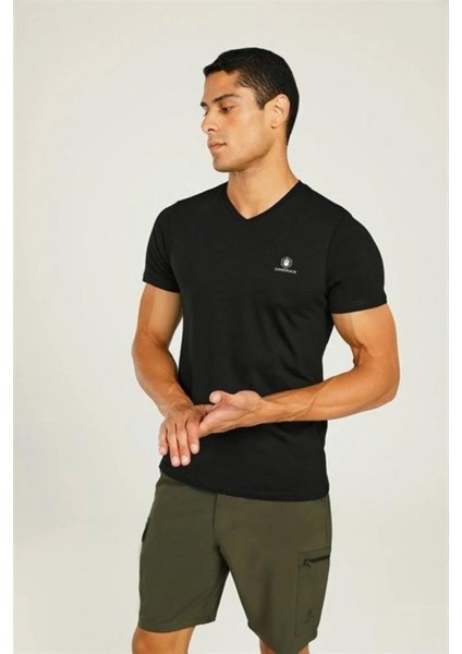 Basic V Nk Erkek Kısa Kol T-Shirt M-CT106