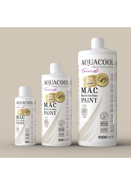 Aquacool Multi Akrilik Boya 500ML 147 Keten