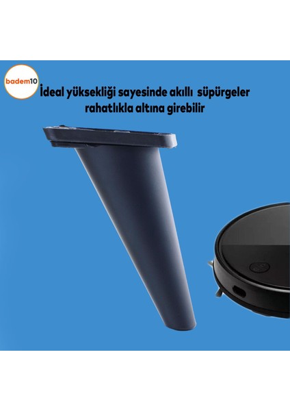 Regnum Lüks 16 Cm Siyah Mobilya Kanepe Berjer Komidin Komodin Tv Ünitesi Koltuk Ayağı Ayakları
