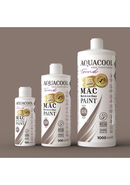 Aquacool Multi Akrilik Boya 150ML 824 Vizon