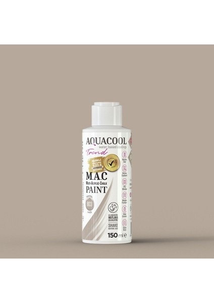 Aquacool Multi Akrilik Boya 150ML 803 Dantel