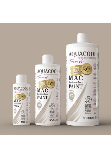 Aquacool Multi Akrilik Boya 1000ML 803 Dantel