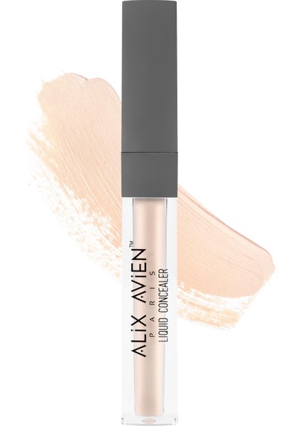 Alix Avien Likit Göz Altı Kapatıcısı - Açık Ten Soğuk Cilt Alt Tonu - Liquid Concealer 102 Rose Beige