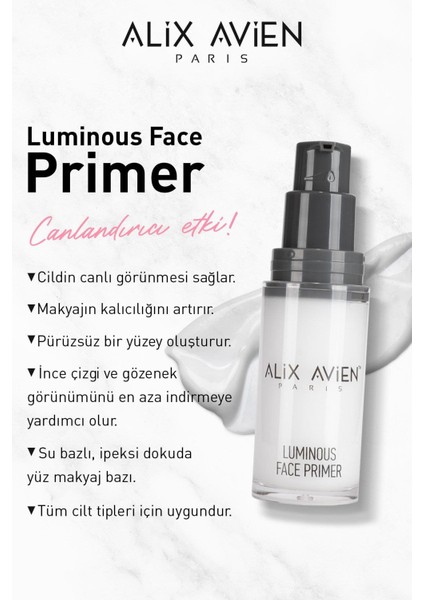 Su Bazlı Makyaj Bazı - Luminous Face Primer 45 ml