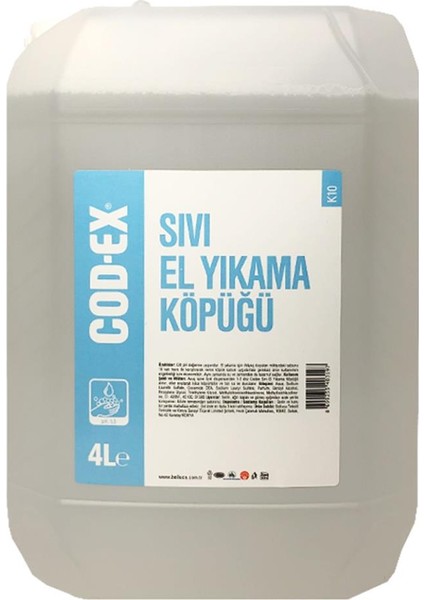 Sıvı El Köpüğü 4 lt x 4 Adet