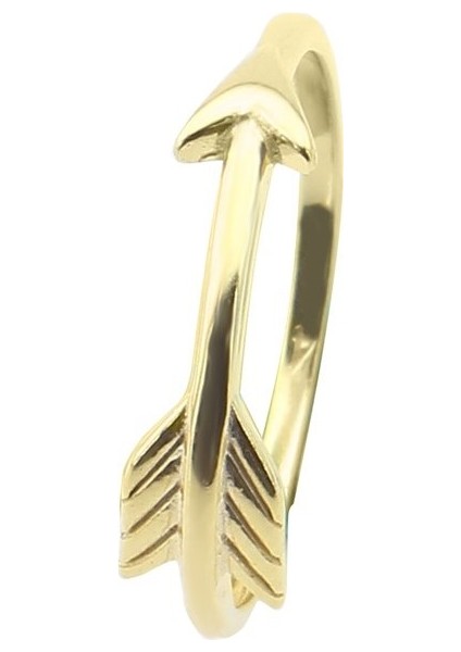 Gümüş Eklem Yüzüğü Ok Sembol