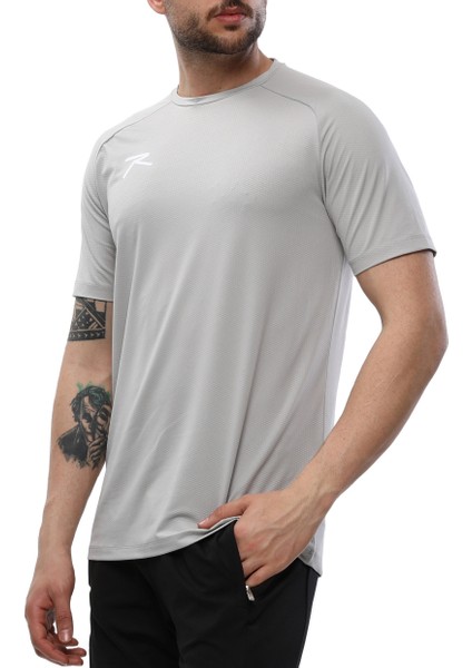 Erkek T-Shirt Thorax Gri