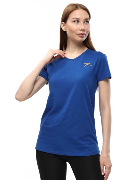 Kadın %100 Pamuk T-Shirt Mulıer Saks fiyatları