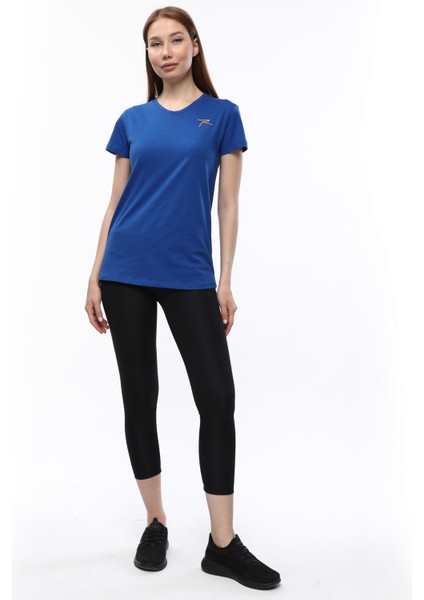 Kadın %100 Pamuk T-Shirt Mulıer Saks fırsatları