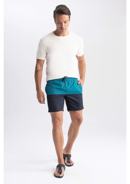 Regular Fit Diz Üstü Deniz Şortu Z8108AZ23HS