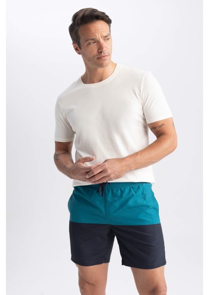 Regular Fit Diz Üstü Deniz Şortu Z8108AZ23HS