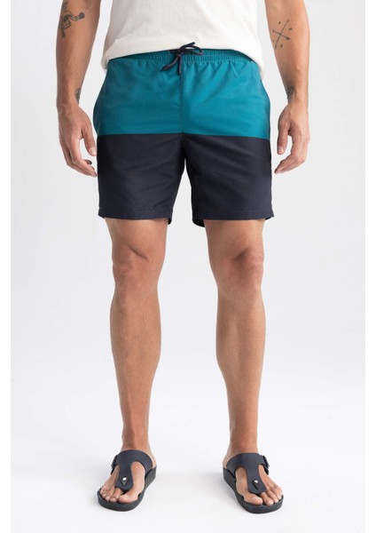 Regular Fit Diz Üstü Deniz Şortu Z8108AZ23HS