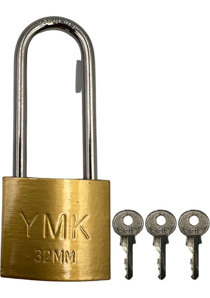Ymk Kancalı Asma Kilit Uzun Sarı 32 mm 1 Paket (6 Adet) modelleri