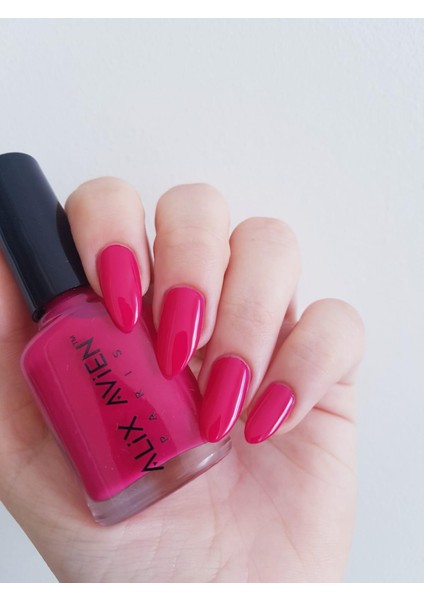 Fuşya Oje 18 - Yüksek Pigmentli Uzun Süreli Kalıcılık Hızlı Kuruma - Nail Lacquer 18