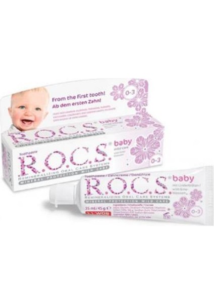 R.o.c.s.baby Diş Macunu 35ML 0-3 Yaş Ihlamur